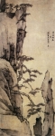 黄海松石图